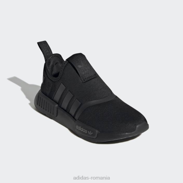 Adidas pantofi albi nmd 360 fierbinți copii negru/argintiu/alb 2JBN3536