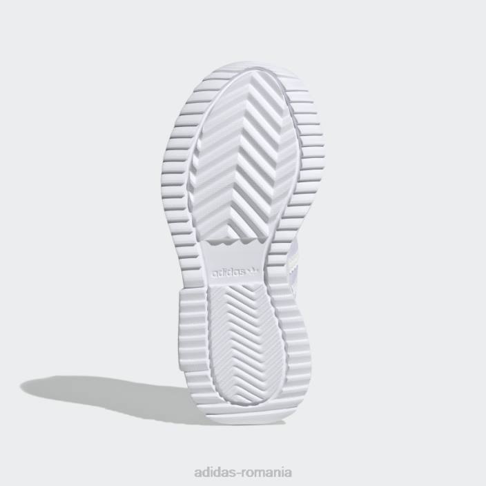 Adidas pantofi albi retropy f2 fashion copii alb/gri/roz 2JBN18124