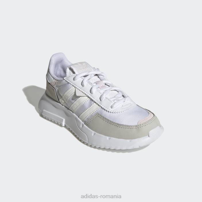 Adidas pantofi albi retropy f2 fashion copii alb/gri/roz 2JBN18124