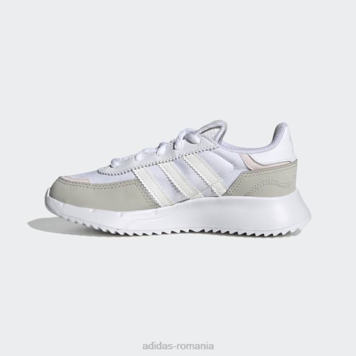 Adidas pantofi albi retropy f2 fashion copii alb/gri/roz 2JBN18124
