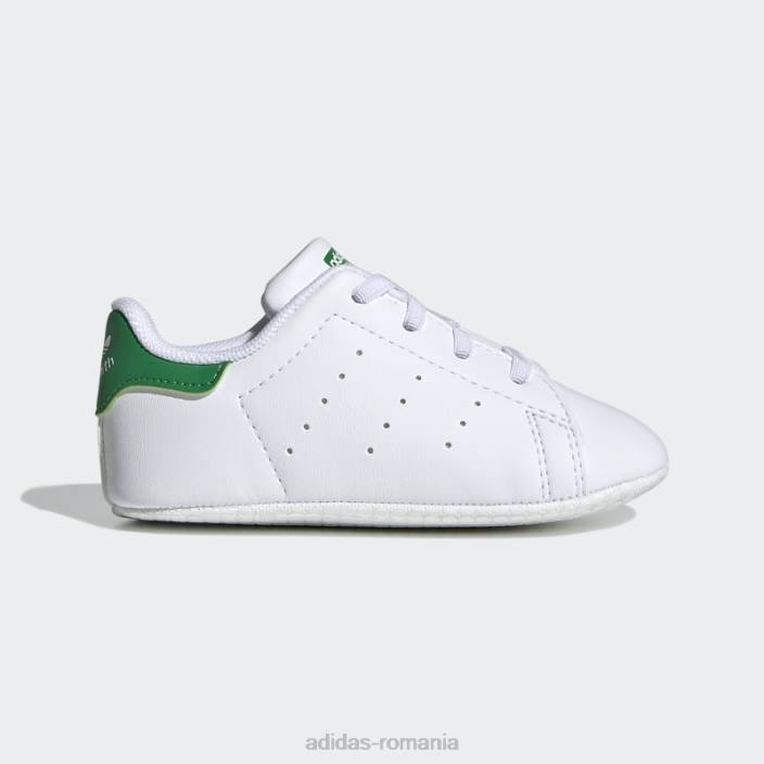 Adidas pantofi albi stan smith crib adidas copii alb 2JBN11079