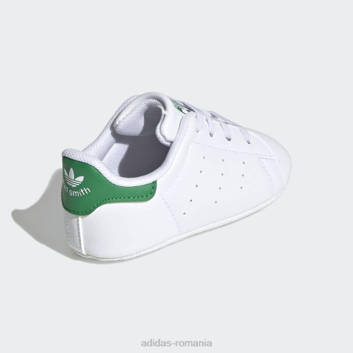 Adidas pantofi albi stan smith crib adidas copii alb 2JBN11079