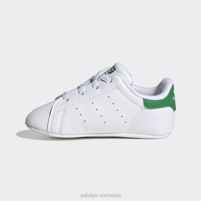 Adidas pantofi albi stan smith crib adidas copii alb 2JBN11079