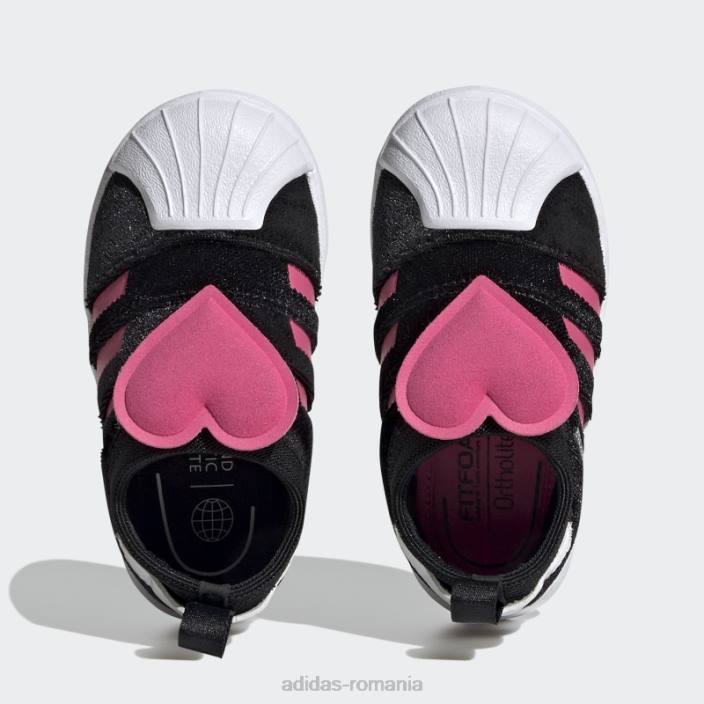 Adidas pantofi albi superstar 360 2.0 copii negru/magenta/alb 2JBN11234