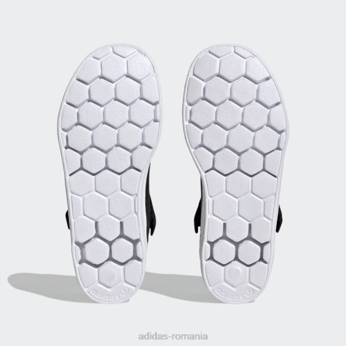 Adidas pantofi albi superstar 360 eleganti copii negru/auriu metalic/alb 2JBN11109