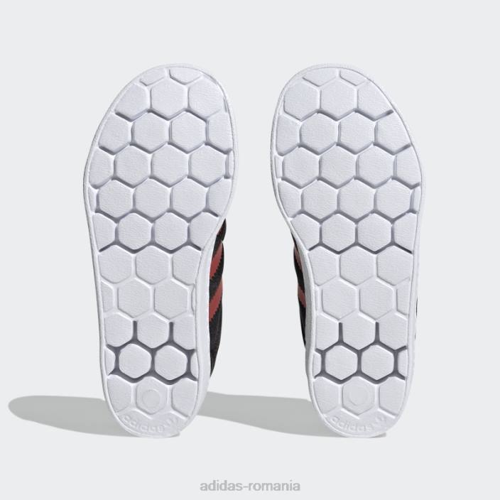Adidas pantofi albi superstar 360 moda copii negru/rosu/alb 2JBN18247