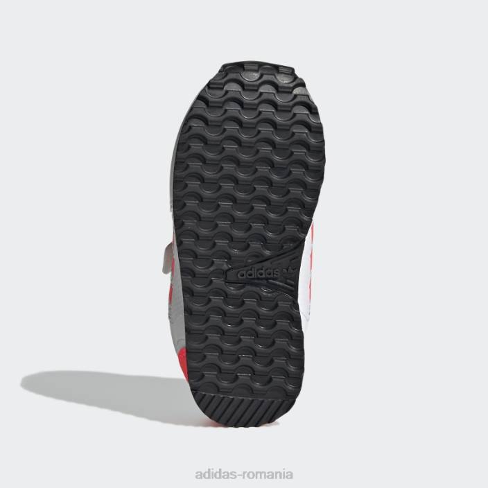 Adidas pantofi albi zx 700 hd copii nuanță alb/turbo/alb 2JBN18160