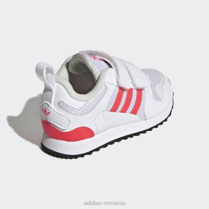 Adidas pantofi albi zx 700 hd copii nuanță alb/turbo/alb 2JBN18160