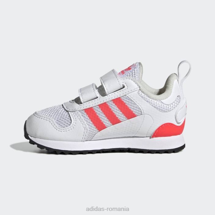 Adidas pantofi albi zx 700 hd copii nuanță alb/turbo/alb 2JBN18160