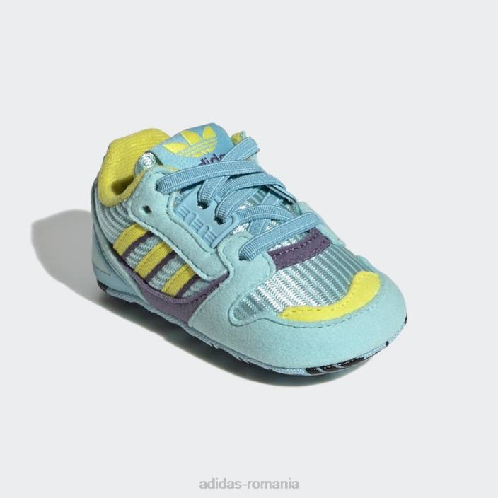 Adidas pantofi aqua zx 8000 copii aqua/shock yellow/tech violet 2JBN18130