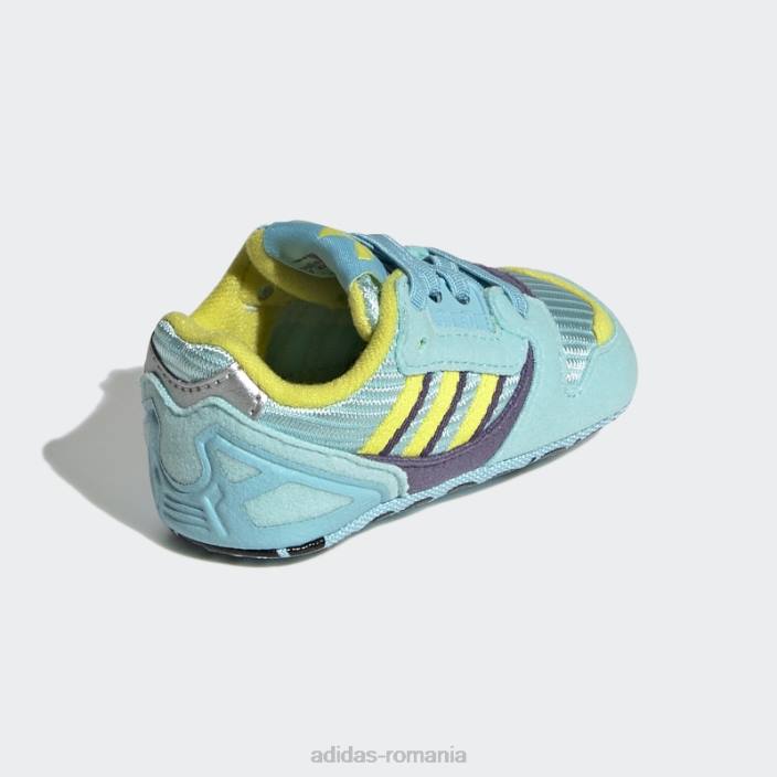 Adidas pantofi aqua zx 8000 copii aqua/shock yellow/tech violet 2JBN18130