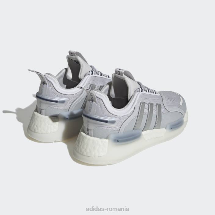 Adidas pantofi argintii nmd-v3 copii gri/argintiu/alb 2JBN11182