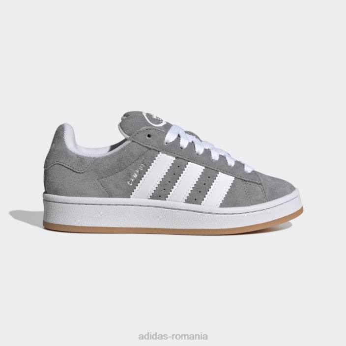 Adidas pantofi campus anii 00 albi copii gri/alb 2JBN11216