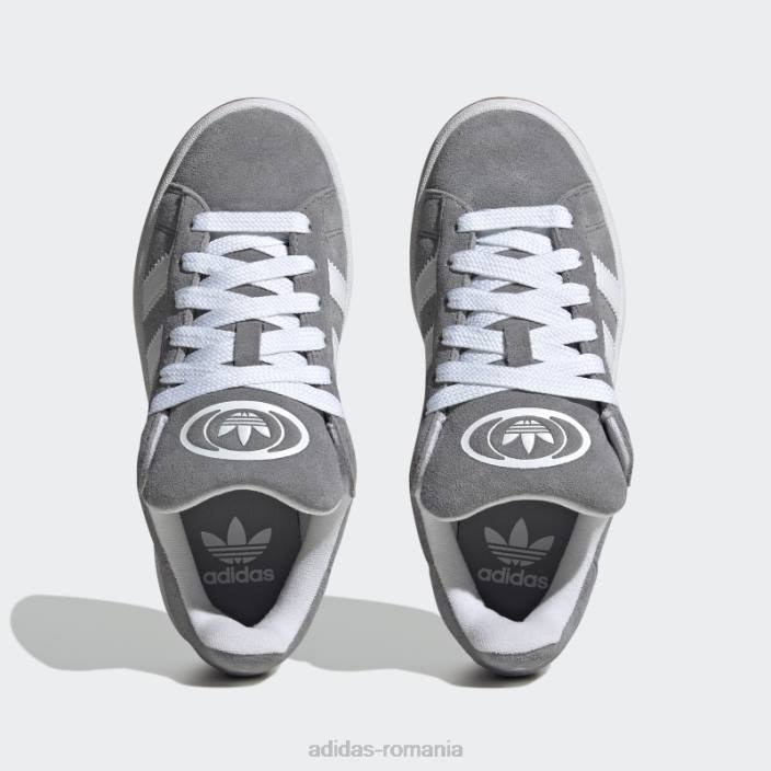 Adidas pantofi campus anii 00 albi copii gri/alb 2JBN11216