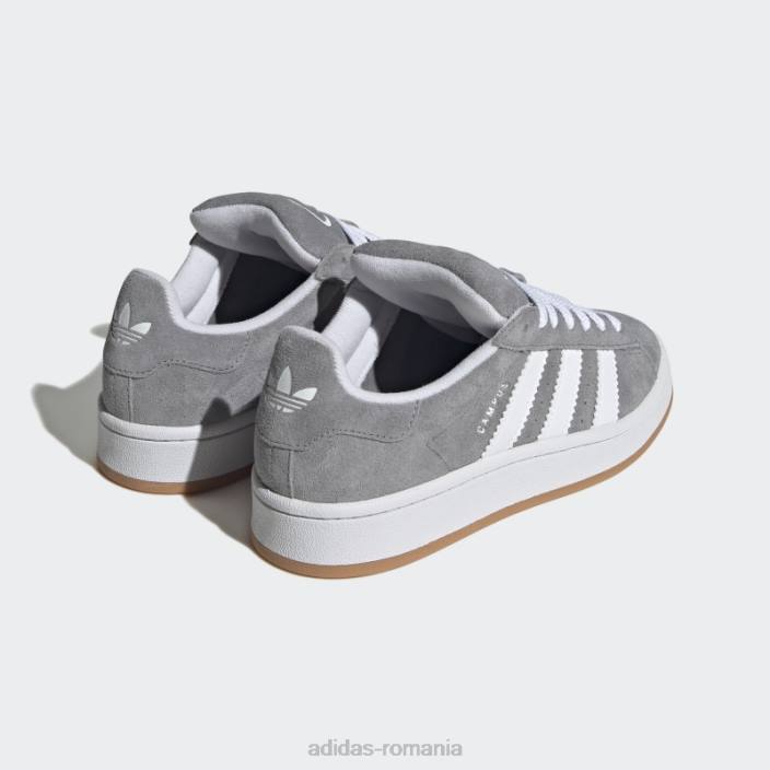 Adidas pantofi campus anii 00 albi copii gri/alb 2JBN11216