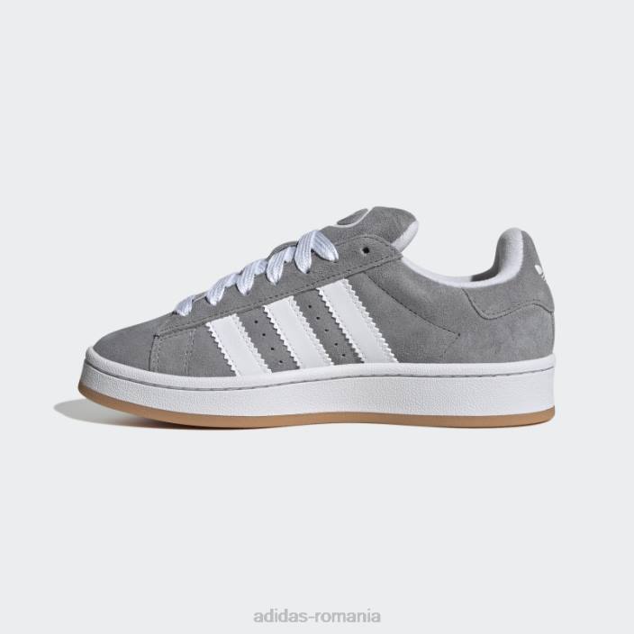 Adidas pantofi campus anii 00 albi copii gri/alb 2JBN11216
