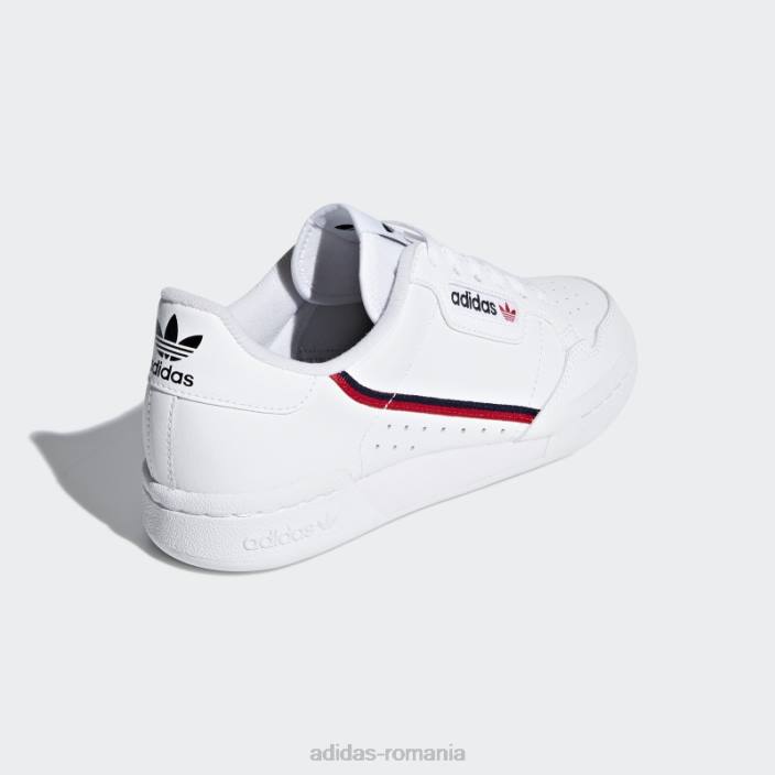 Adidas pantofi continental 80 bleumarin copii alb/stacojiu/marin 2JBN3558