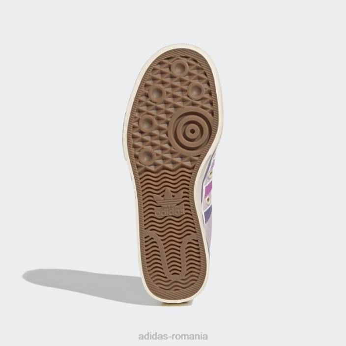 Adidas pantofi cu platformă nizza roz copii roz/liliac/alb 2JBN18098