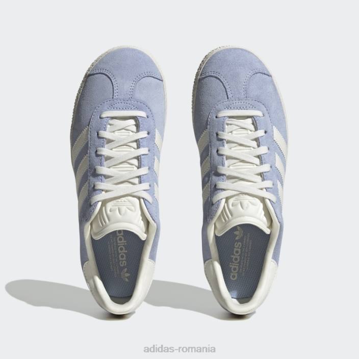 Adidas pantofi de gazelă albastră copii albastru zori/alb/albastru 2JBN11177