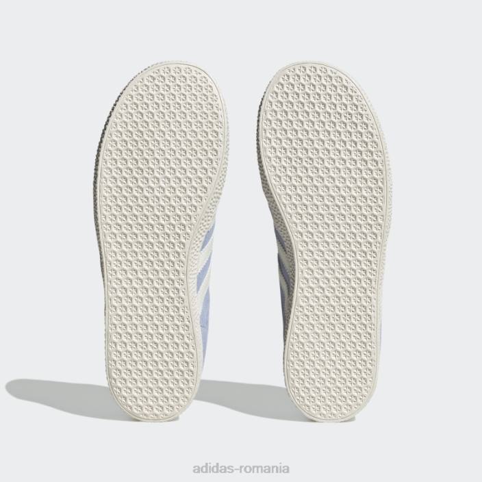 Adidas pantofi de gazelă albastră copii albastru zori/alb/albastru 2JBN17590