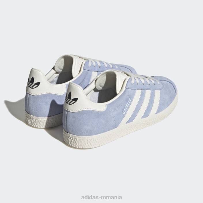 Adidas pantofi de gazelă albastră copii albastru zori/alb/albastru 2JBN17590