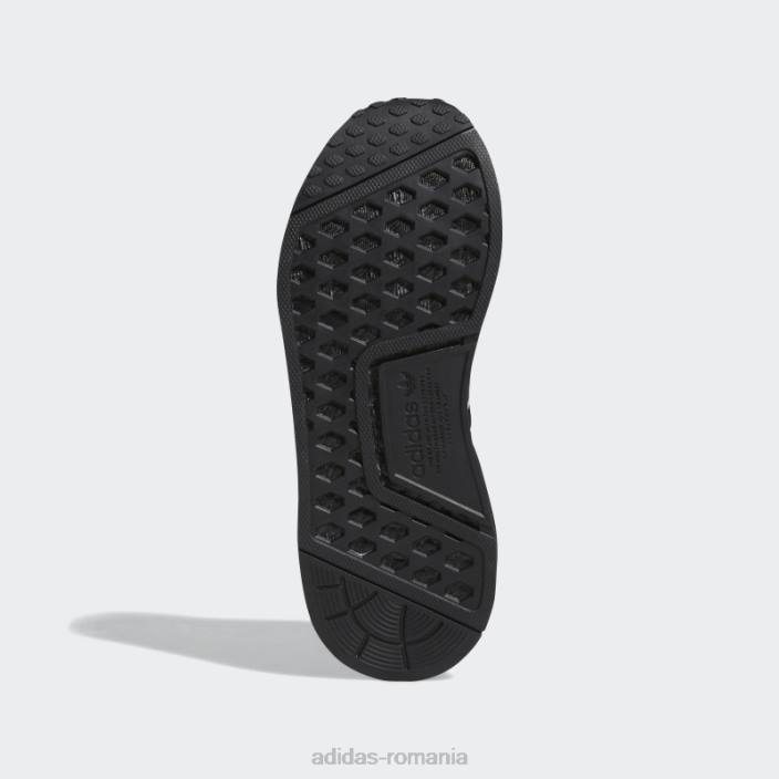 Adidas pantofi eleganti nmd-r1 v2 albi copii alb negru 2JBN11181