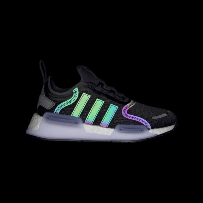 Adidas pantofi eleganti nmd-v3 albi copii alb negru 2JBN18201