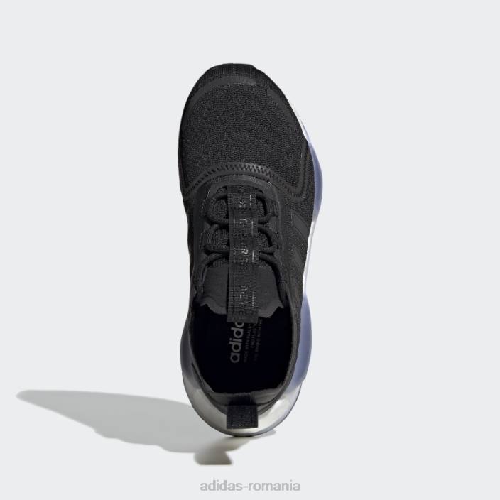 Adidas pantofi eleganti nmd-v3 albi copii alb negru 2JBN18201