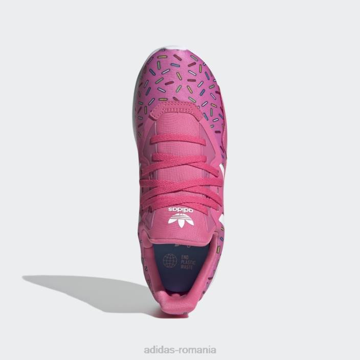 Adidas pantofi flex originali roz adidas copii roz/alb 2JBN18093
