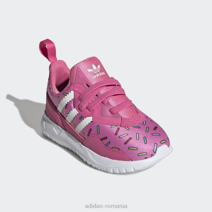 Adidas pantofi flex originali roz copii roz/alb 2JBN18197