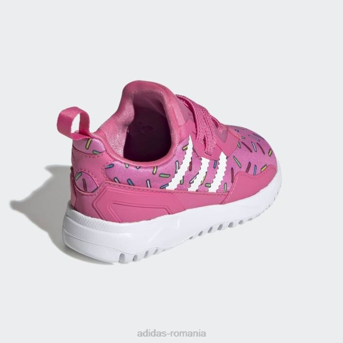 Adidas pantofi flex originali roz copii roz/alb 2JBN18197
