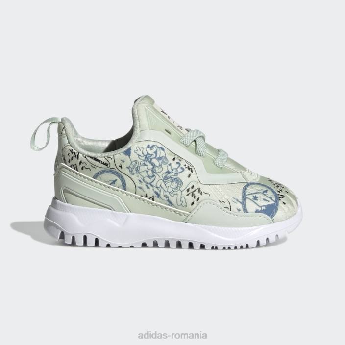 Adidas pantofi flex verzi x disney originals fierbinți copii verde/negru/alb 2JBN18120