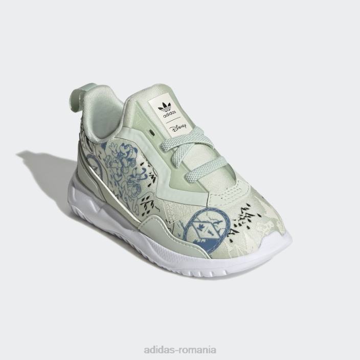 Adidas pantofi flex verzi x disney originals fierbinți copii verde/negru/alb 2JBN18120