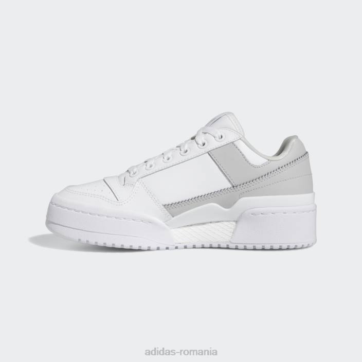 Adidas pantofi forum gri îndrăzneți copii alb/gri 2JBN17914
