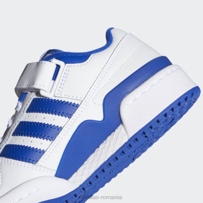 Adidas pantofi forum low alb/albastru regal copii alb/albastru regal 2JBN11132