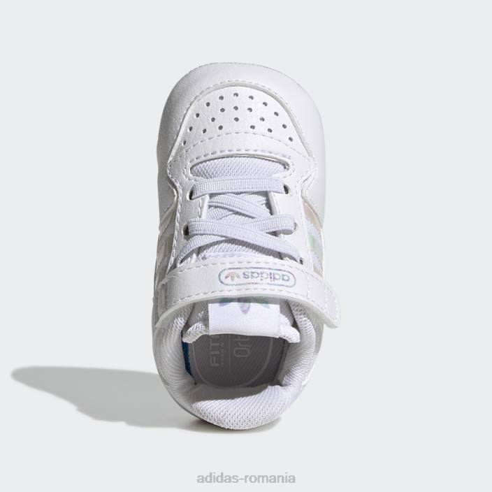 Adidas pantofi forum low dash grey copii alb/gri liniuță 2JBN17956