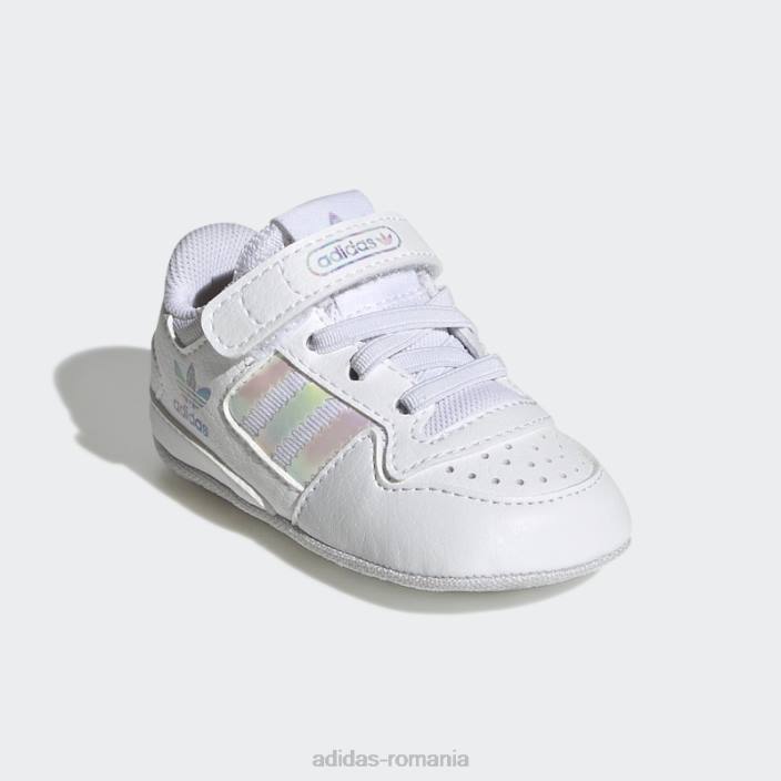 Adidas pantofi forum low dash grey copii alb/gri liniuță 2JBN17956