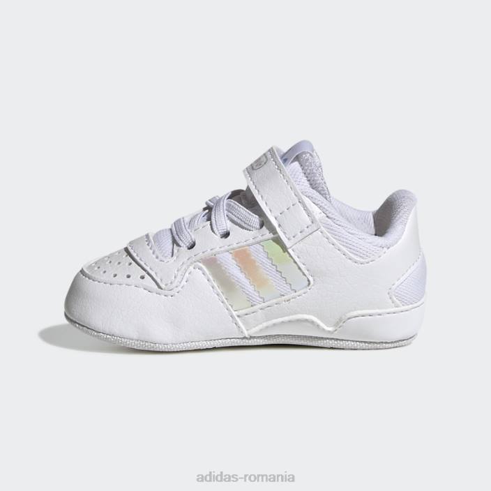 Adidas pantofi forum low dash grey copii alb/gri liniuță 2JBN17956