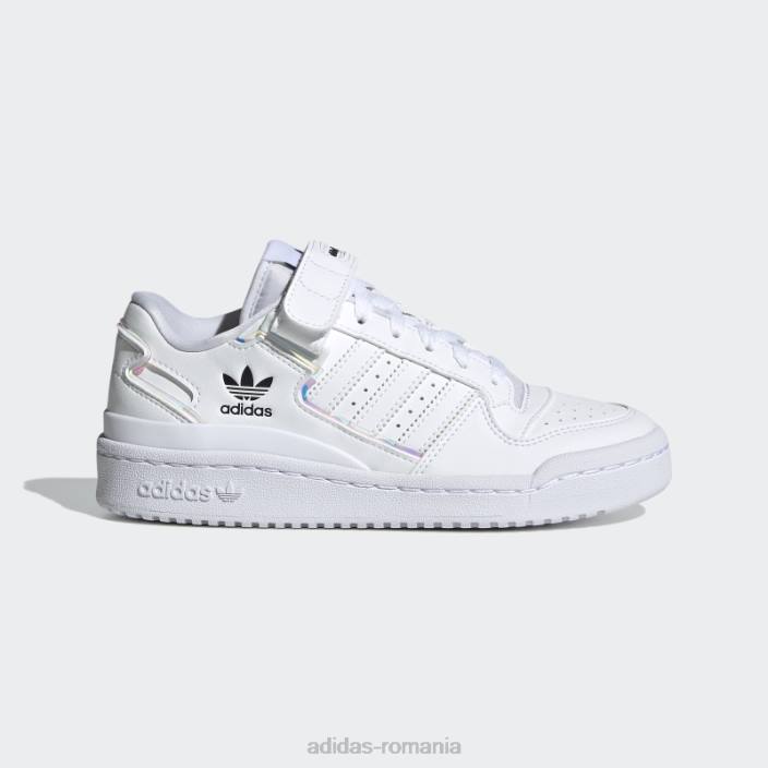 Adidas pantofi forum negri eleganti copii alb negru 2JBN11563