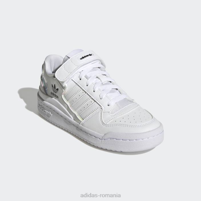 Adidas pantofi forum negri eleganti copii alb negru 2JBN11563
