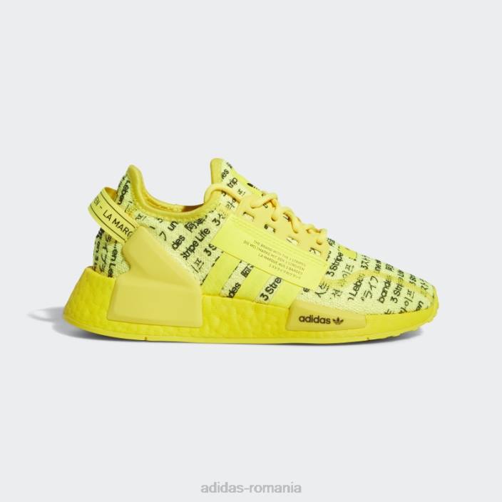 Adidas pantofi galbeni nmd-r1 v2 copii galben/negru 2JBN11507