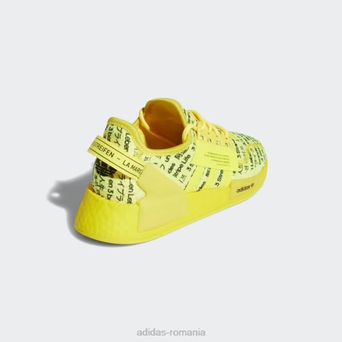 Adidas pantofi galbeni nmd-r1 v2 copii galben/negru 2JBN11507