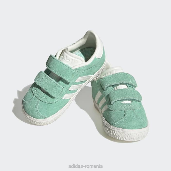Adidas pantofi gazel verde/alb/negru copii verde/alb/negru 2JBN11167