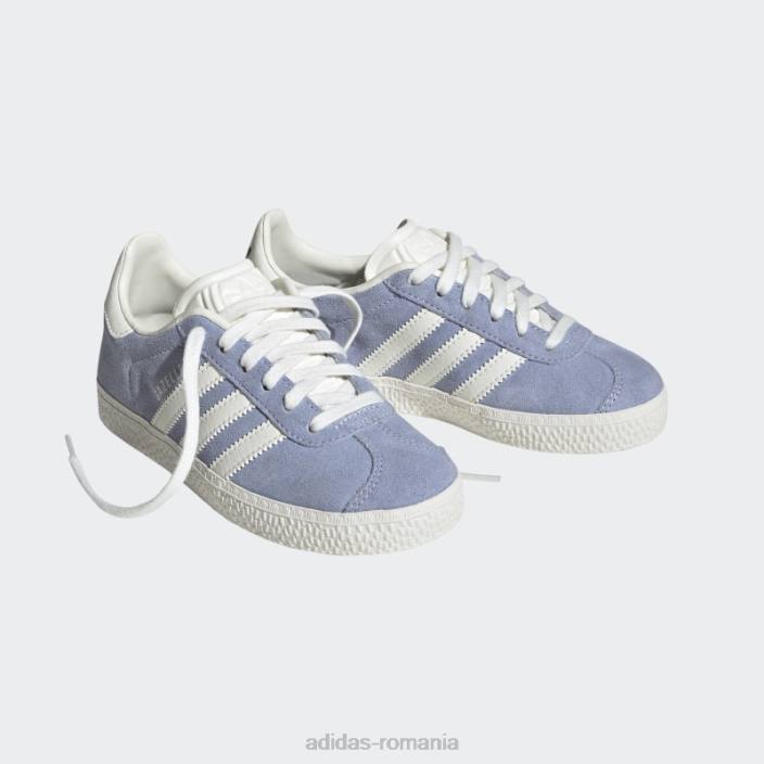 Adidas pantofi gazele negre copii albastru zori/alb/negru 2JBN11172