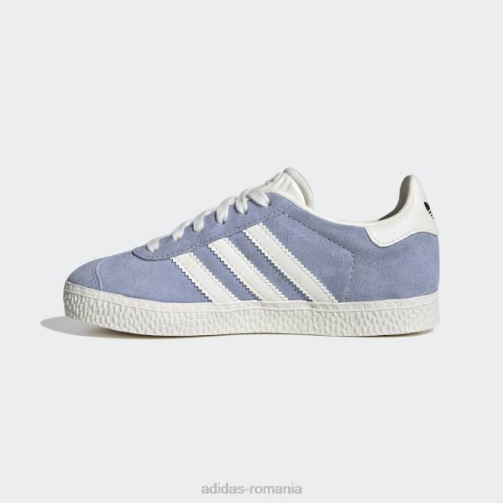 Adidas pantofi gazele negre copii albastru zori/alb/negru 2JBN11172