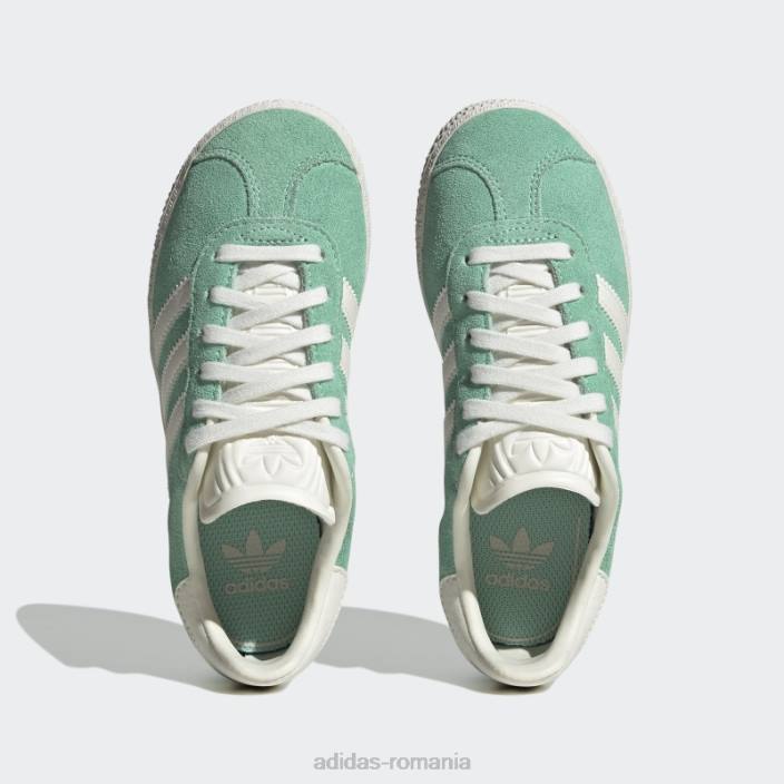 Adidas pantofi gazele verzi copii verde/alb/negru 2JBN18040
