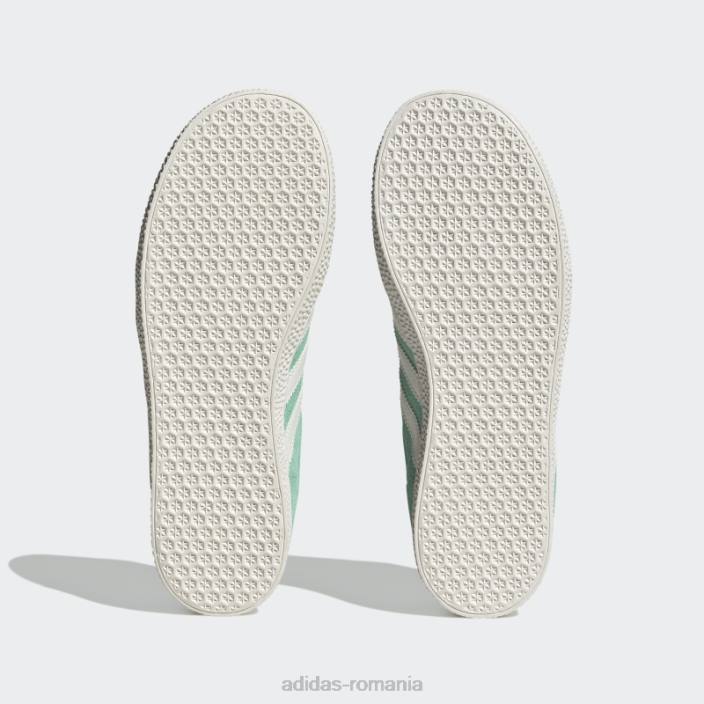 Adidas pantofi gazele verzi copii verde/alb/verde argintiu 2JBN11189