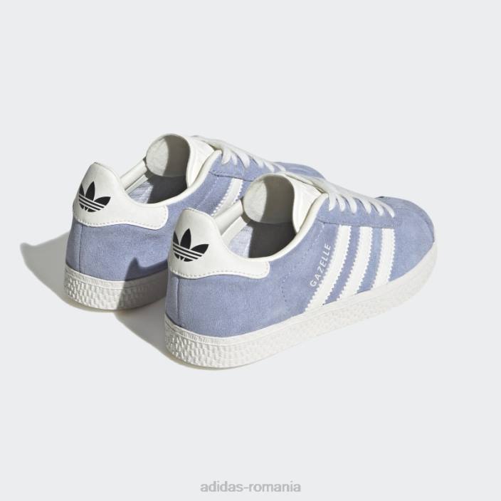 Adidas pantofi gazelle albastru zori copii albastru zori/alb/negru 2JBN18026