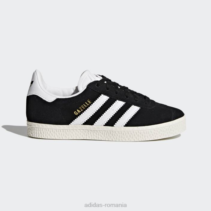 Adidas pantofi gazelle aurii metalic copii negru/alb/auriu metalic 2JBN11078