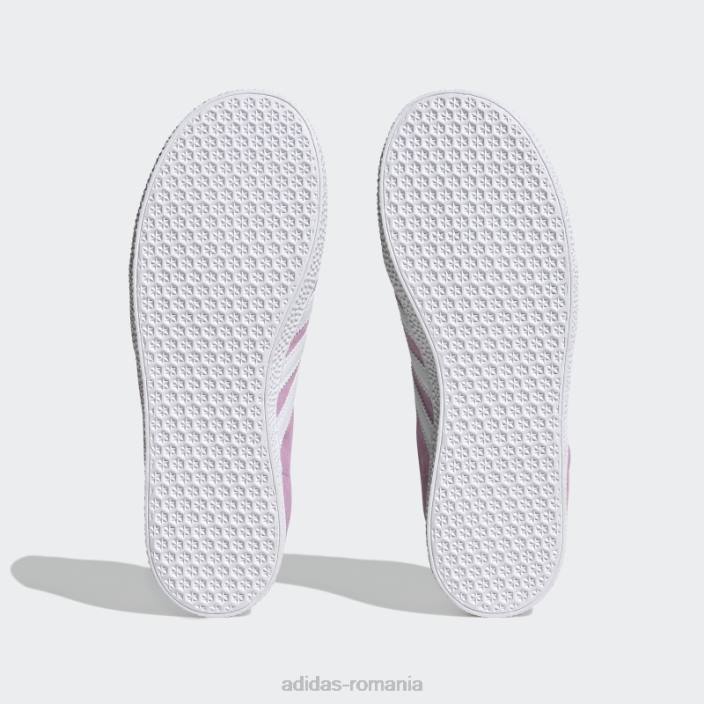 Adidas pantofi gazelle liliac adidas copii liliac/alb 2JBN17619
